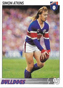 1993 Select AFL #106 Simon Atkins Front